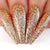 Kiara Sky Gel Polish 433 - Gold Glitter Colors - Strike Gold