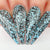 Kiara Sky Gel Nail Polish Duo - 458 Blue Glitter Colors - Vandalism