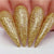 Kiara Sky Gel Polish 521 - Gold Glitter Colors - Sunset Blvd