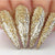 Kiara Sky Gel Polish 554 - Gold Glitter Colors - Pixie Dust